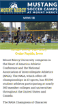 Mobile Screenshot of mountmercysoccer.com